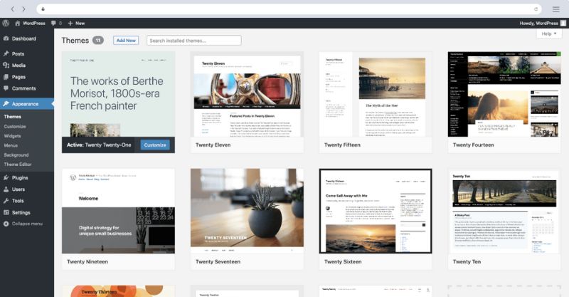 Wordpress là nền tảng phổ biến nhất